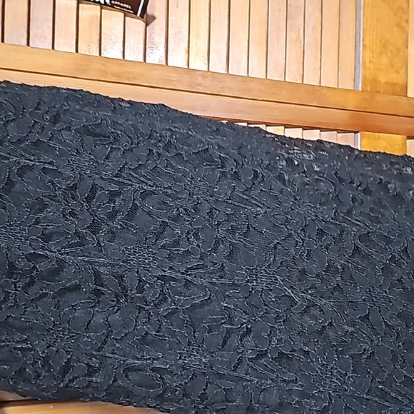 Black Long Lace Jump Dress - Picture 8 of 10